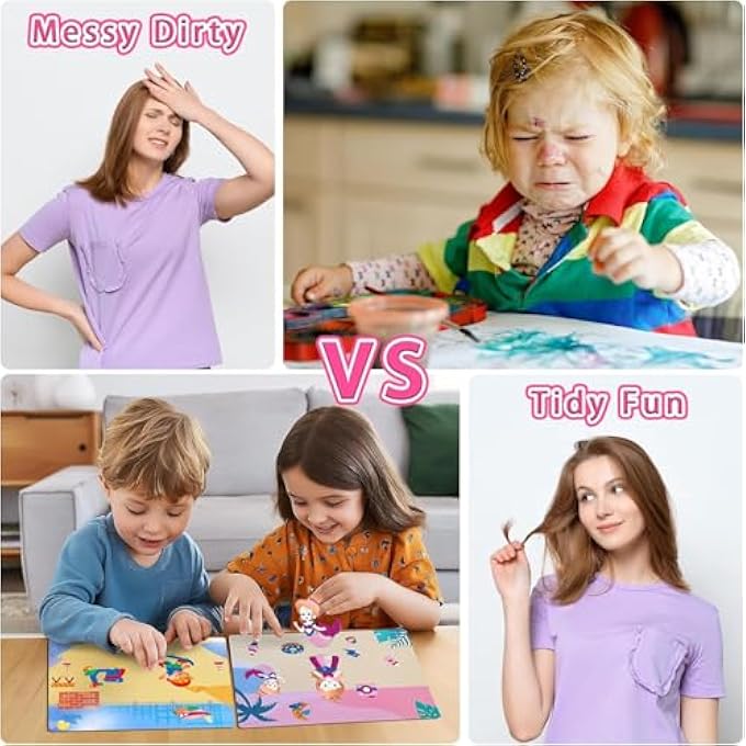 UNICORNS & PRINCESSES FOIL ART KIT FOR KIDS, DIY CRAFT KITS & SUPPLIES FOR BOYS & GIRLS AGE 3+, ARTS AND CRAFTS ACTIVITIES, BIRTHDAY GIFTS FOR UNICORN & PRINCESS LOVERS - Image 4