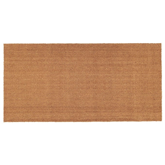 153553672 NATURAL COIR VINYL DOORMAT 3 X 6 NATURAL