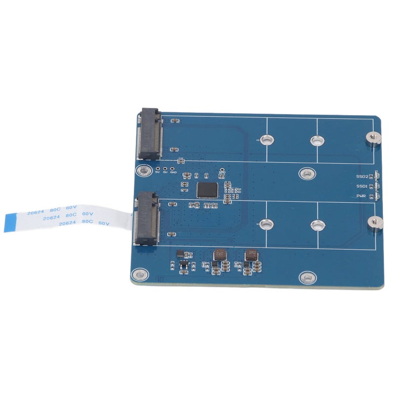SSD Expansion Board PCIe M.2 2 Way NVME Protocol SSD Hard Drive Expansion Board for Repairing - Image 5