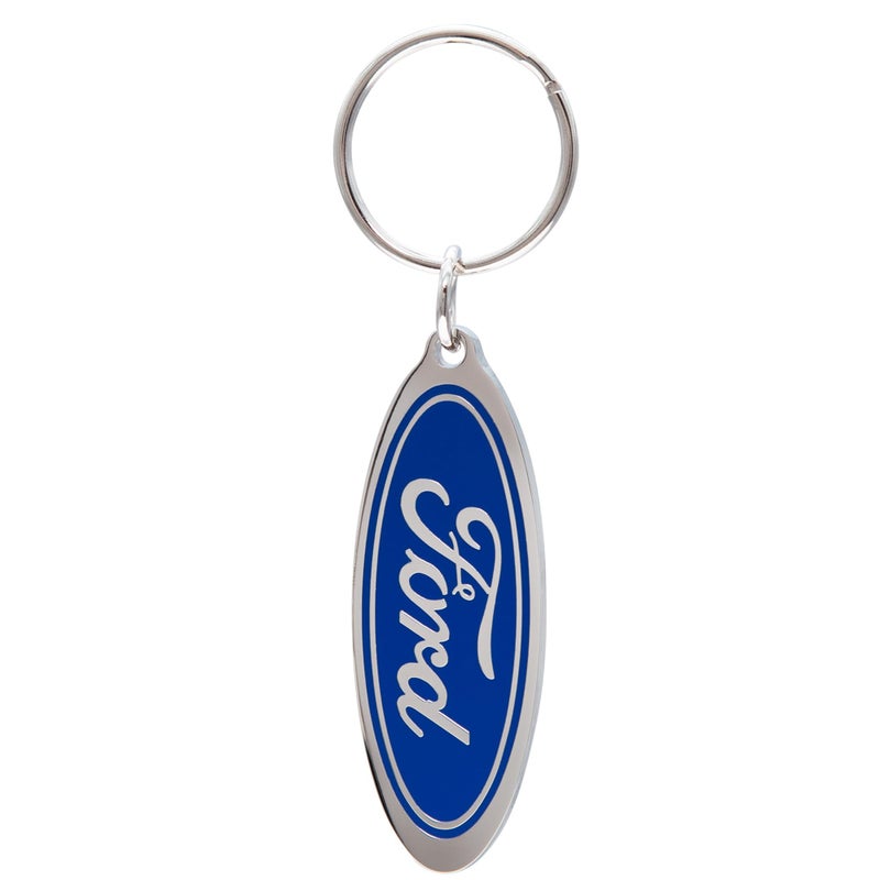 Plasticolor 004191R01 Ford Oval Logo Enamel Keychain - Image 1