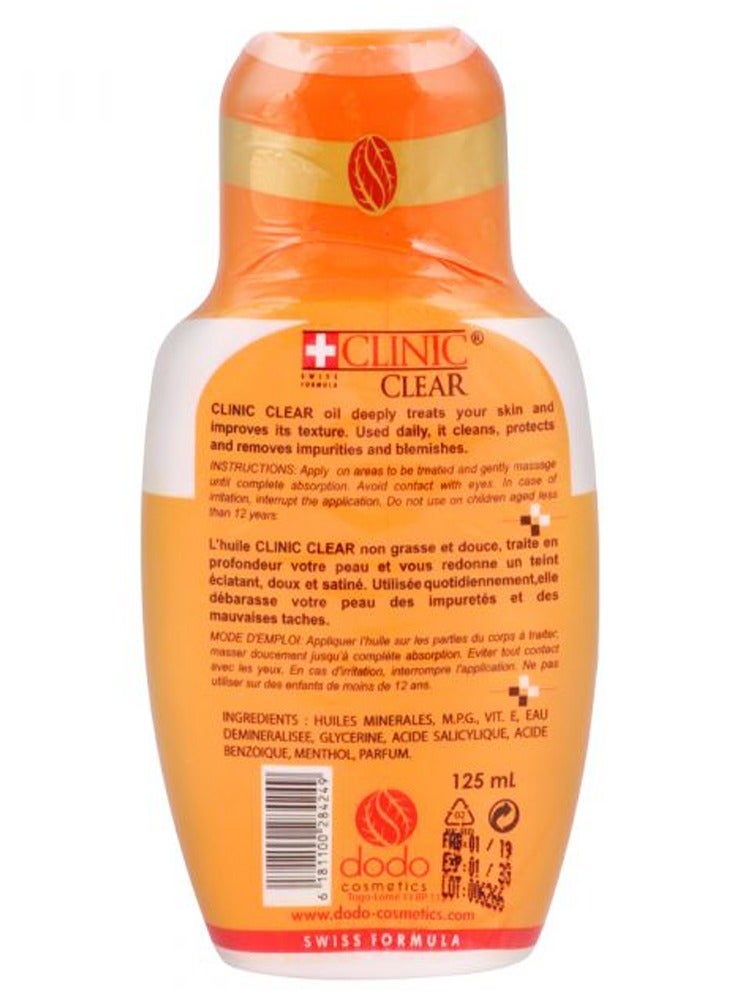 Clinic Clear Whitening Body Oil 125ml - Image 2