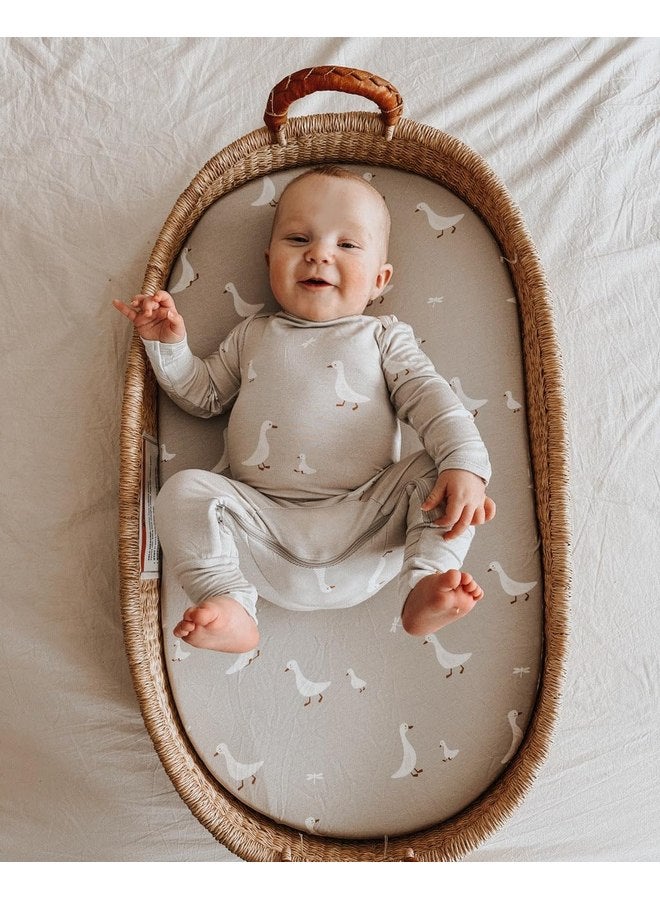 GUNAMUNA Unisex Baby Infant Changing Pad Covers, Ultra Soft and Safe on Skin, Baby Shower, 30" x 18", Eden - Image 2