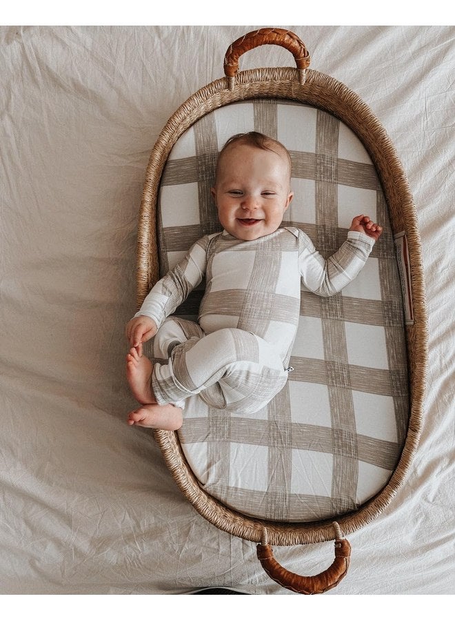 GUNAMUNA Unisex Baby Infant Changing Pad Covers, Ultra Soft and Safe on Skin, Baby Shower, 30" x 18", Eden - Image 3