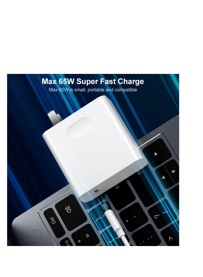 Terabyte For Huawei Laptops Power Adapter, Style:65W Charger + 1.5m Fast Charging Cable - Image 2