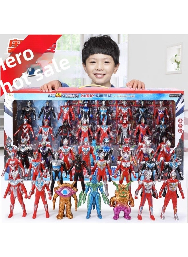 Big Gift Box Altman Toy Figure Suit Full Set Degas Cero Superman Gift Boy's Birthday-Color:6 Dolls + 3 Monsters - Image 2