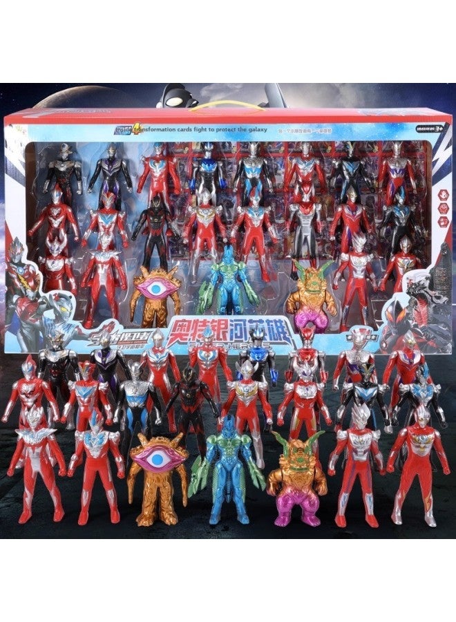 Big Gift Box Altman Toy Figure Suit Full Set Degas Cero Superman Gift Boy's Birthday-Color:6 Dolls + 3 Monsters - Image 3