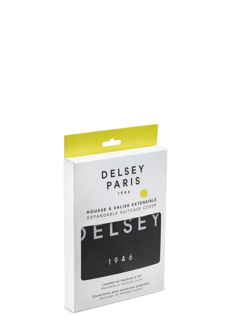 DELSEY - Expandable Suitcase/Luggage cover L Black - Image 1
