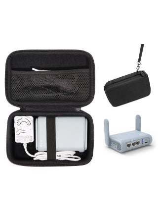 CaseSack case for GL.iNet GL-MT3000 (Beryl AX), GL-AXT1800, GL-A1300 Travel Router, Portable WiFi Router and AC Adapter, Also for GL-AR750S-Ext, GL-AR750, GL-MV1000 - pzsku/Z270FBFE70CEDACC391E7Z/45/1749324396/ff2936a5-3954-4f54-bf81-5e1a4863d74e