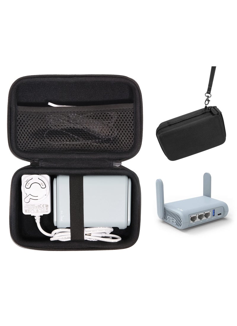 CaseSack CaseSack case for GL.iNet GL-MT3000 (Beryl AX), GL-AXT1800, GL-A1300 Travel Router, Portable WiFi Router and AC Adapter, Also for GL-AR750S-Ext, GL-AR750, GL-MV1000  - Image 1