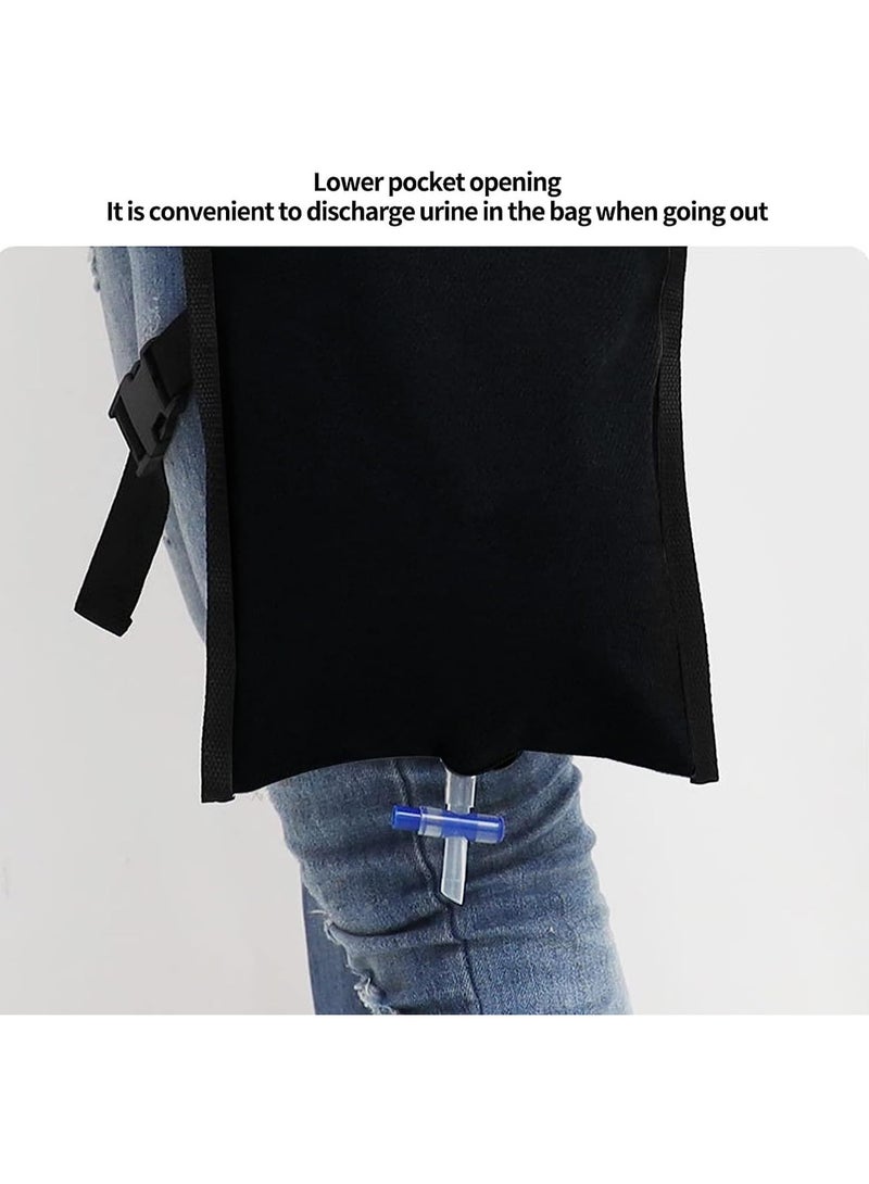 رحام Urine Drainage Bag Cover with Quick Release Buckle and Interior Securing Clasp, Durable Foley Catheter Bag Holder for Daily Use and Outdoor Activities - Image 4