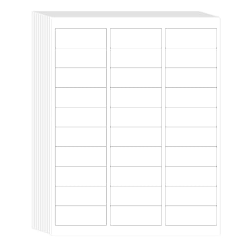 L LIKED Printable Address Labels, 1" x 2-5/8", 900 Labels, 30 per Sheet, Label Stickers for Envelopes (30 Sheets) - Image 1