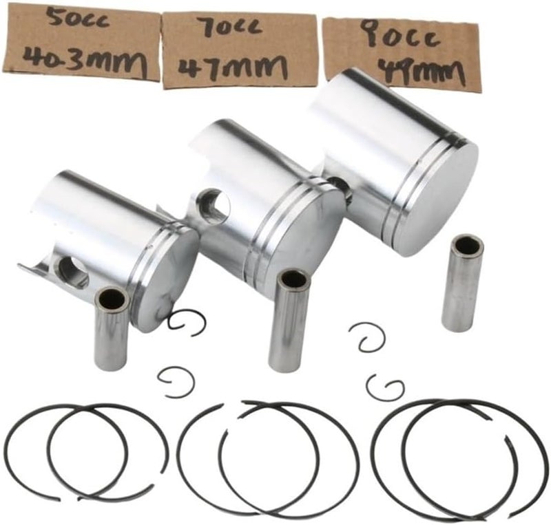 Motorcycle 50cc 70cc 90cc 40.3mm 47mm 49mm Piston Kit Fit For XSM SM XTM Enduro 50 LC 2T(50cc 40.3mm)