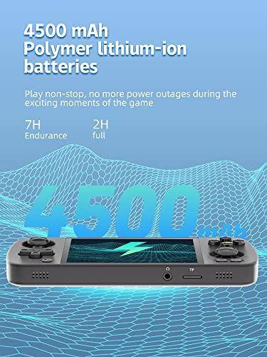 Aivuidbs Retro Handheld Game Aluminum Alloy, Android 12 Built-in 128G TF Card 3172 Games,4 inch IPS Touch Screen with Game Front-end,RG405M Supports OTA Wireless Upgrade - Image 5