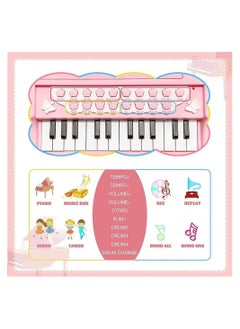 Y&D Toddler Piano Toys, 24 Keys Electronic Toy with Built-in Microphone & Music Modes, Multifunctional Musical Keyboard PianoToy for 1 2 3 4 Years Old Girls  - Image 5