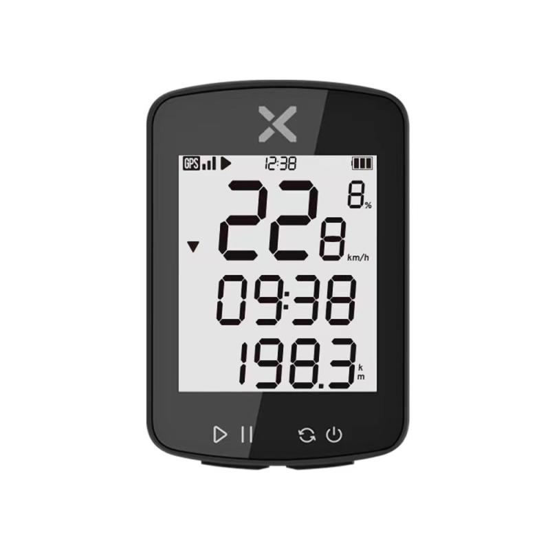 Xoss Wireless Bike Computer: 2.2 Inch LCD Display With Automatic Backlight - 25 Hours Battery Life, IPX7 Waterproof, ANT+ & Multi-Satellite Positioning for Road Mountain Bike Riders - Image 1