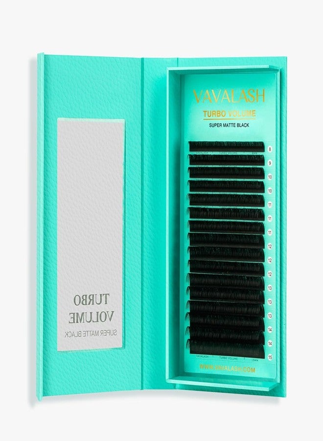 فافالاش وصلات رموش ثابتة بدون اهتزاز، وصلات رموش ذاتية التوزيع، 0.03 0.05، رموش توربو فوليوم، تجعيد C/CC/D، 8-15 مم، وصلات رموش سوداء غير لامعة حقيقية مختلطة، وصلات رموش احترافية فوليوم (0.05-C-8-15 مم) - Image 1