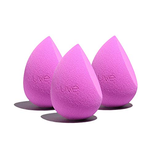 Makeup Blender Sponge Set Streak Free Application of Liquid Powder  Cream Foundation Professional Complexion Blending Tool Cruelty Free Vegan Latex Free Pack of 3 Helio