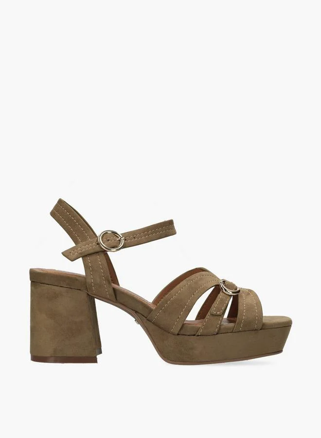 مكس Women Tobie Nicky Buckle Accent Block Heel Sandals