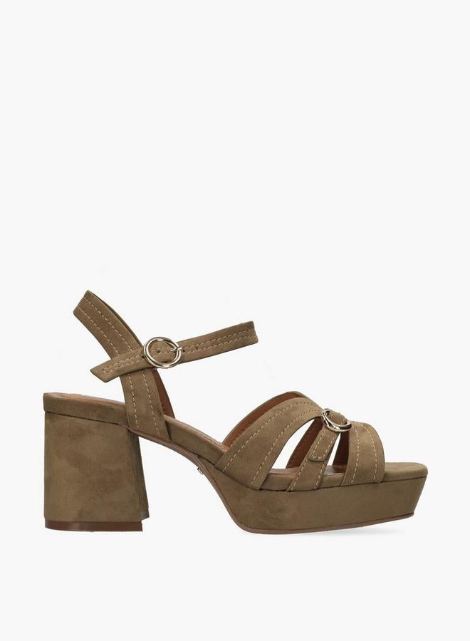 MEXX Women Tobie Nicky Buckle Accent Block Heel Sandals - Image 2