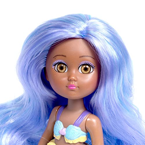 ADORA Water Wonder Mermaid Dolls with Color-Changing Tail in Cold Water, 7" Toy Baby Doll with Movable Waist, Birthday Gift for Ages 1+ - Oceana - Image 2