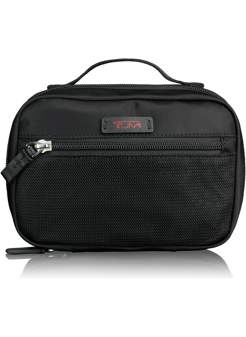 Tumi TUMI - Accessory Pouch - Travel Case Organizer for Cords, Electronics, Cosmetics, Hygiene Kit - Nylon Toiletry Bag - Small, Black 