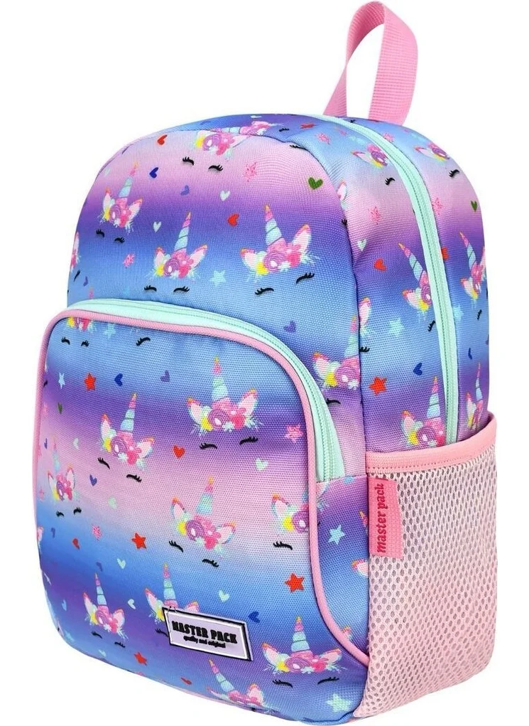 Esbuik New Season Patterned Water Bottle Pocket Kindergarten Nursery Backpack
