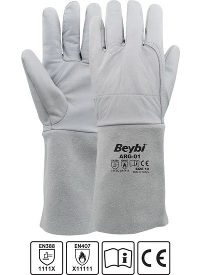 Beybi - Argon Leather Welding Gloves No.10 Long - Image 1