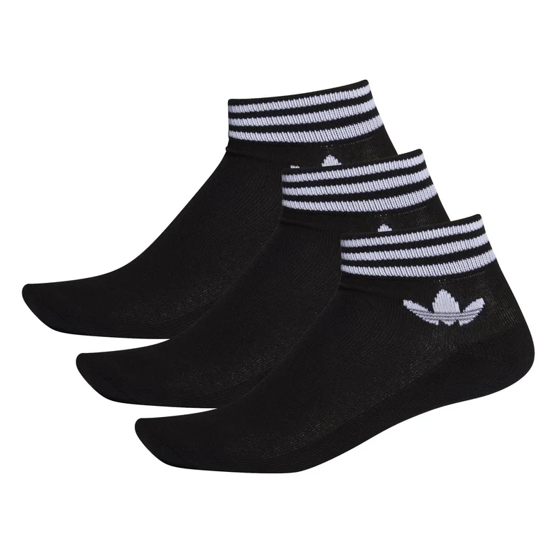 adidas Originals Island Club Trefoil Ankle Socks 3 Pairs