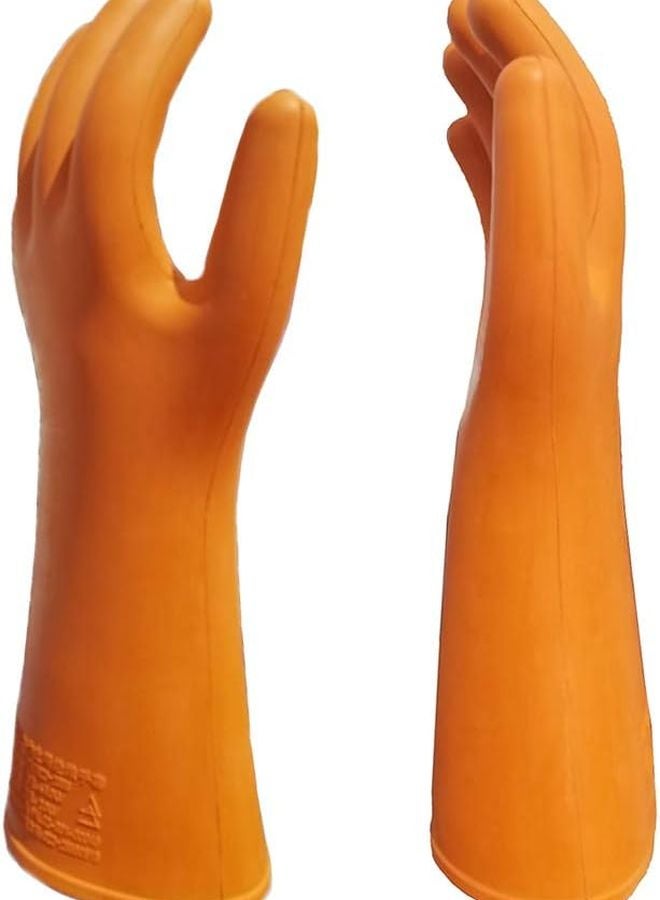 Class 2 Insulated Lineman Rubber Gloves 20KV High Voltage Electrical Safety Protective Work Gloves - Image 2