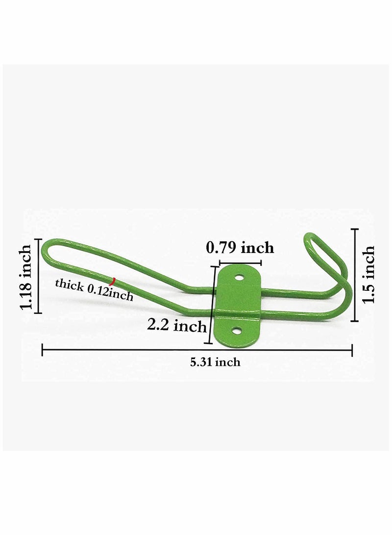 Coat Hooks, 4 PCS Heavy Duty Wall Hooks Kids Colorful Wall Mounted Hooks Rack Strong and Durable Robe Hook for Holding Backpacks, Coats, Hats, Key, Towels, Rainbow Set in Bedroom and Living Room - Image 5