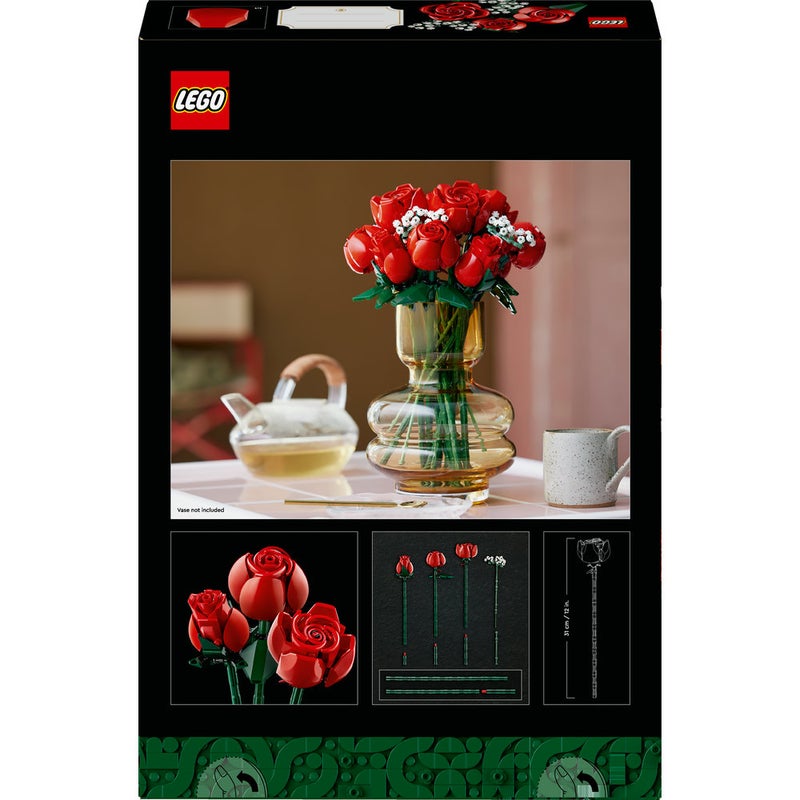 Botanicals Bouquet of Roses Building Set 10328 (822) Pieces