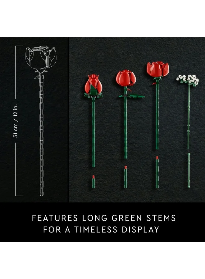 LEGO Botanicals Bouquet of Roses Building Set 10328 (822) Pieces