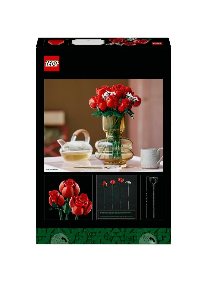 Botanicals Bouquet of Roses Building Set 10328 (822) Pieces