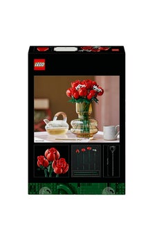 Botanicals Bouquet of Roses - Artificial Flowers Set for Adults incl. a Buildable Vase - Home or Office Decor - Gift Ideas for Valentine's Day for Him & Her 822 Pieces - Botanical Collection - 10328 LEGO  Icons - pzsku/Z2710F5CCEC36133A2BCEZ/45/_/1704390912/1f56b04b-c699-440e-88d3-f83cc84a2515