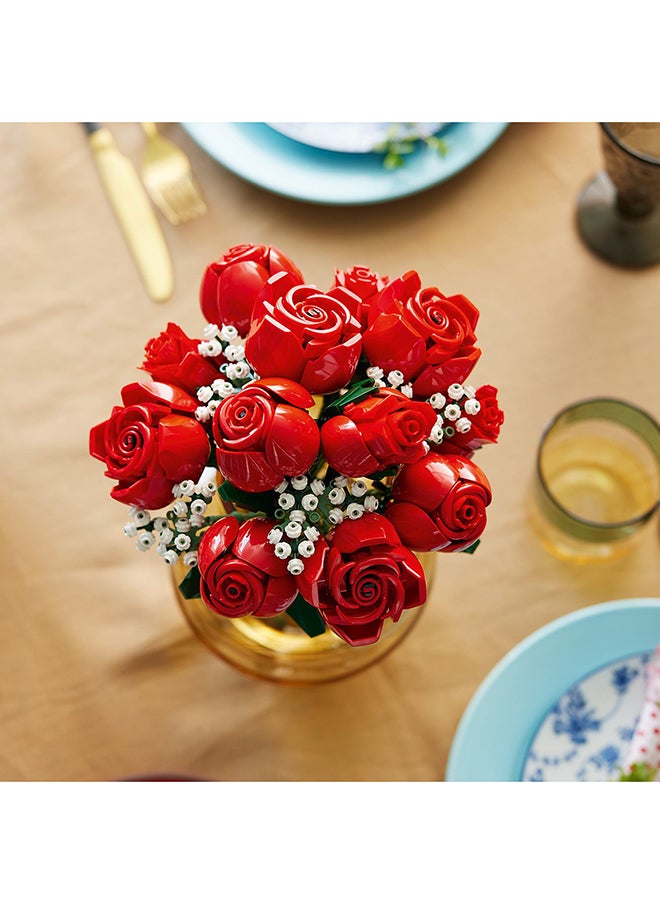 Botanicals Bouquet of Roses - Artificial Flowers Set for Adults incl. a Buildable Vase - Home or Office Decor - Gift Ideas for Valentine's Day for Him & Her 822 Pieces - Botanical Collection - 10328 LEGO  Icons - https://f.nooncdn.com/p/pzsku/Z2710F5CCEC36133A2BCEZ/45/_/1706598717/24a6b416-1a81-4418-b564-12ed7384abcf.jpg?format=jpg&width=original