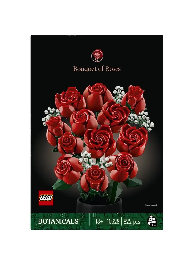 ليغو باقة الورود 10328 من LEGO® Botanicals هدية زهور الديكور المنزلي للبالغين