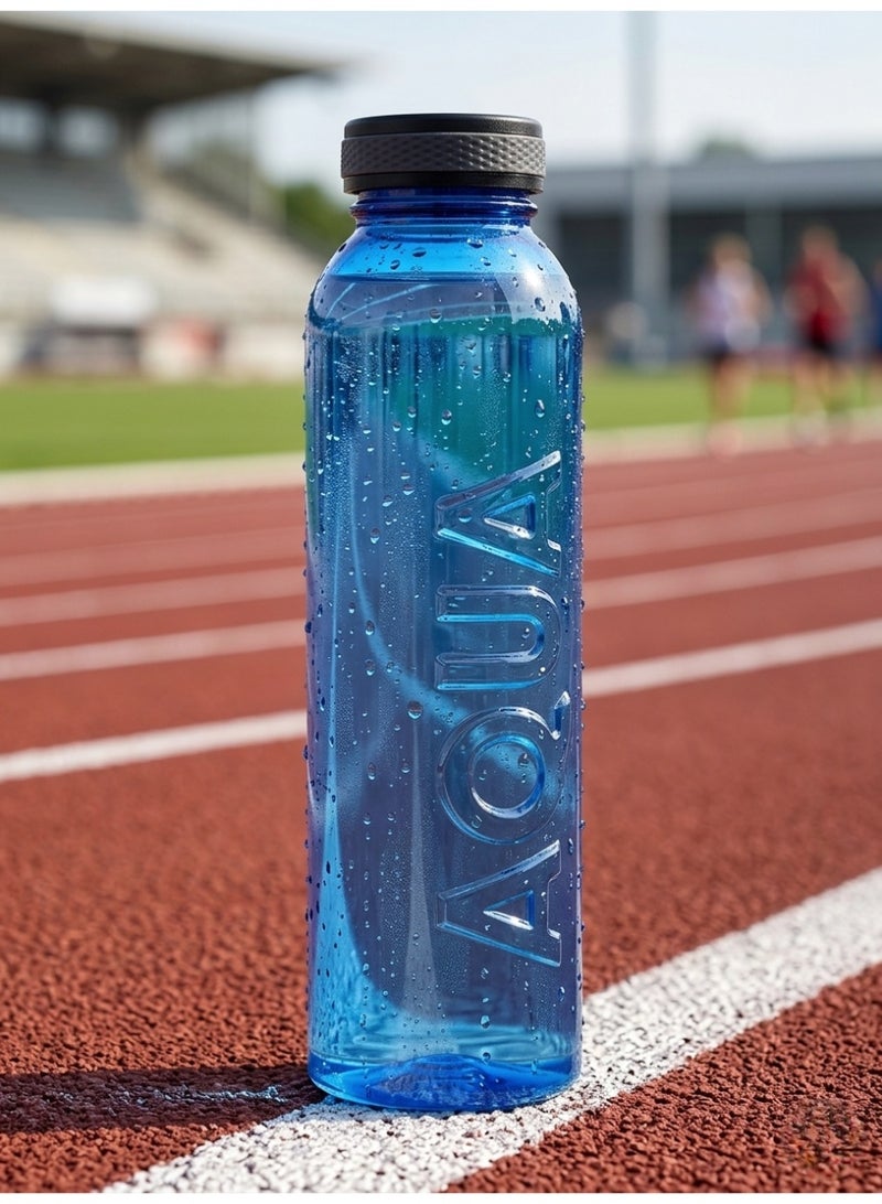ماكس بلاست زجاجة مياه رياضية ماكس أكوا 600 مل - بلاستيك صحي BPA Free - غطاء محكم الغلق مانع للتسرب- ماكس بلاست - [أزرق] - Image 4