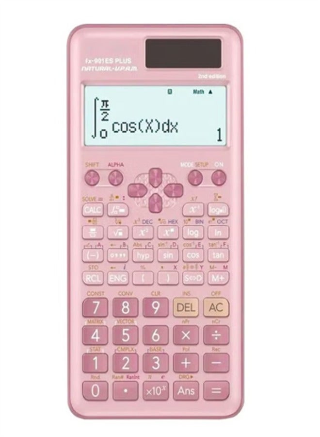 Fx-991Es Plus 2nd Edition Scientific Calculator Pink