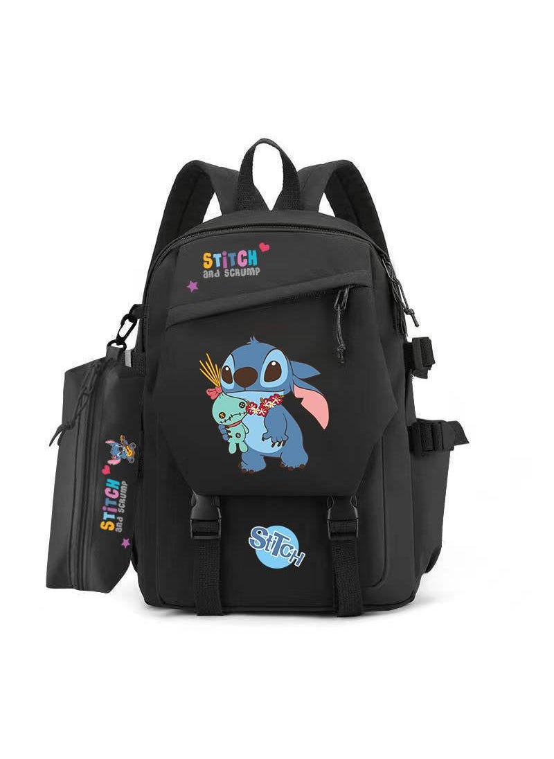 جنرال Stitch الطلاب على ظهره وقلم رصاص حالة عارضة في الهواء الطلق قدرة كبيرة على ظهره  - Image 1