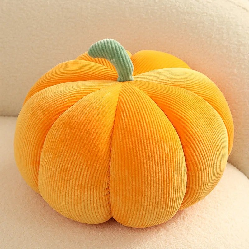 Bluejw Halloween Party Decorations - Colorful Realistic Fruit & Vegetable Doll Plush - Stuffed Pumpkin Throw Pillow Toy - Artificial Vegetables Included - Image 4