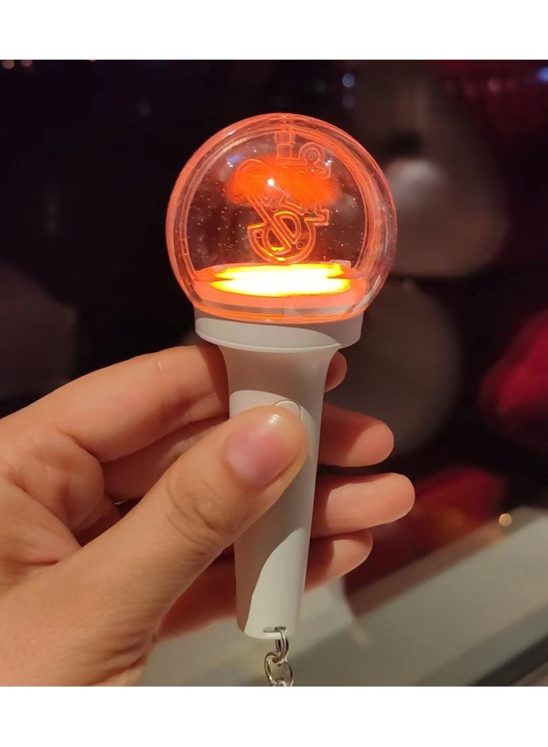 NIBEMINENT Kpop IVE Glowstick Light Keychain Mini Stick Light Pendant - Image 2