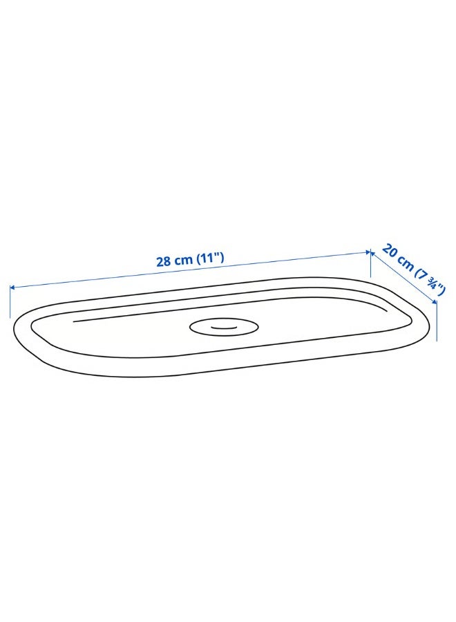Lid, white, 20x28 cm - Image 2