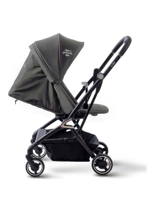 جيكل Jikel - Life 360 Reversible Compact Stroller - Charcoal - Image 3