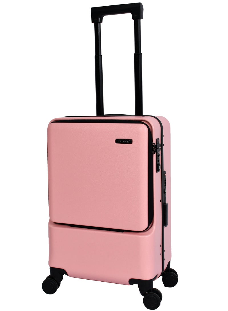 MORANO Luggage Carry-On Trolley Bag  With 4 Spinner Wheels TSA Lock, 20 inch (Rose Gold) - Image 2