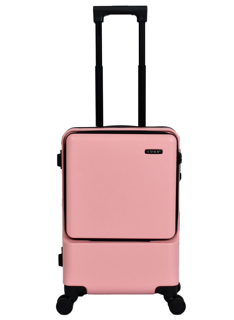 MORANO Luggage Carry-On Trolley Bag  With 4 Spinner Wheels TSA Lock, 20 inch (Rose Gold) - Image 3