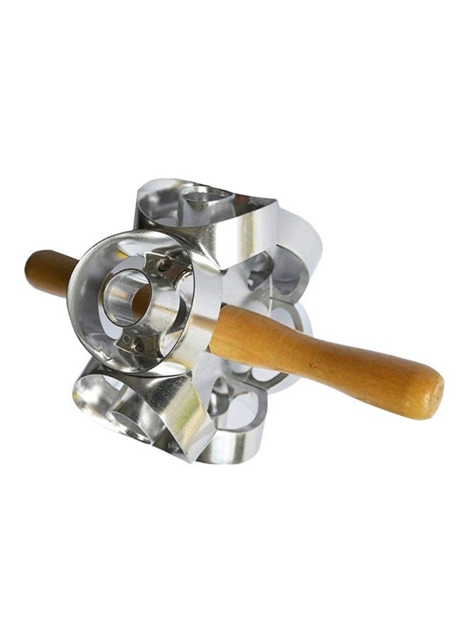 PEI  AN One Roll Donut Cutter Yeast Donuts Silver/Beige  - Image 1