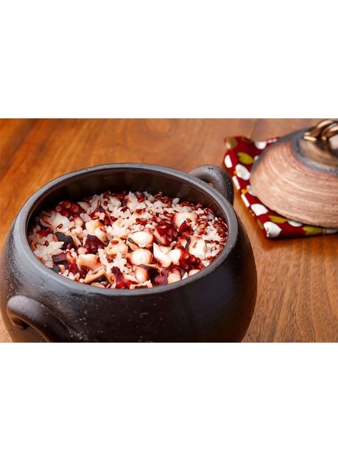 IPPINKA Japanese Donabe Rice Cooker with Non-Stick Coating, 3 Go, Banko-Yaki Made in Mie, Japan - Image 3