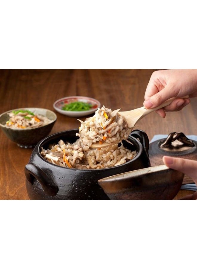 IPPINKA Japanese Donabe Rice Cooker with Non-Stick Coating, 3 Go, Banko-Yaki Made in Mie, Japan - Image 4