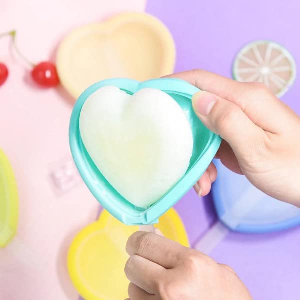 NVF Ice Candy Maker Silicone Popsicle Molds Ice Pop Makers Reusable Ice Cream Mold Lid with Stick Set of 4 - Image 4