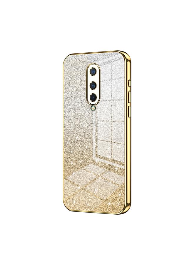 S-TOP Case For OnePlus 8 Gradient Glitter Powder Electroplated Phone Case - Image 1